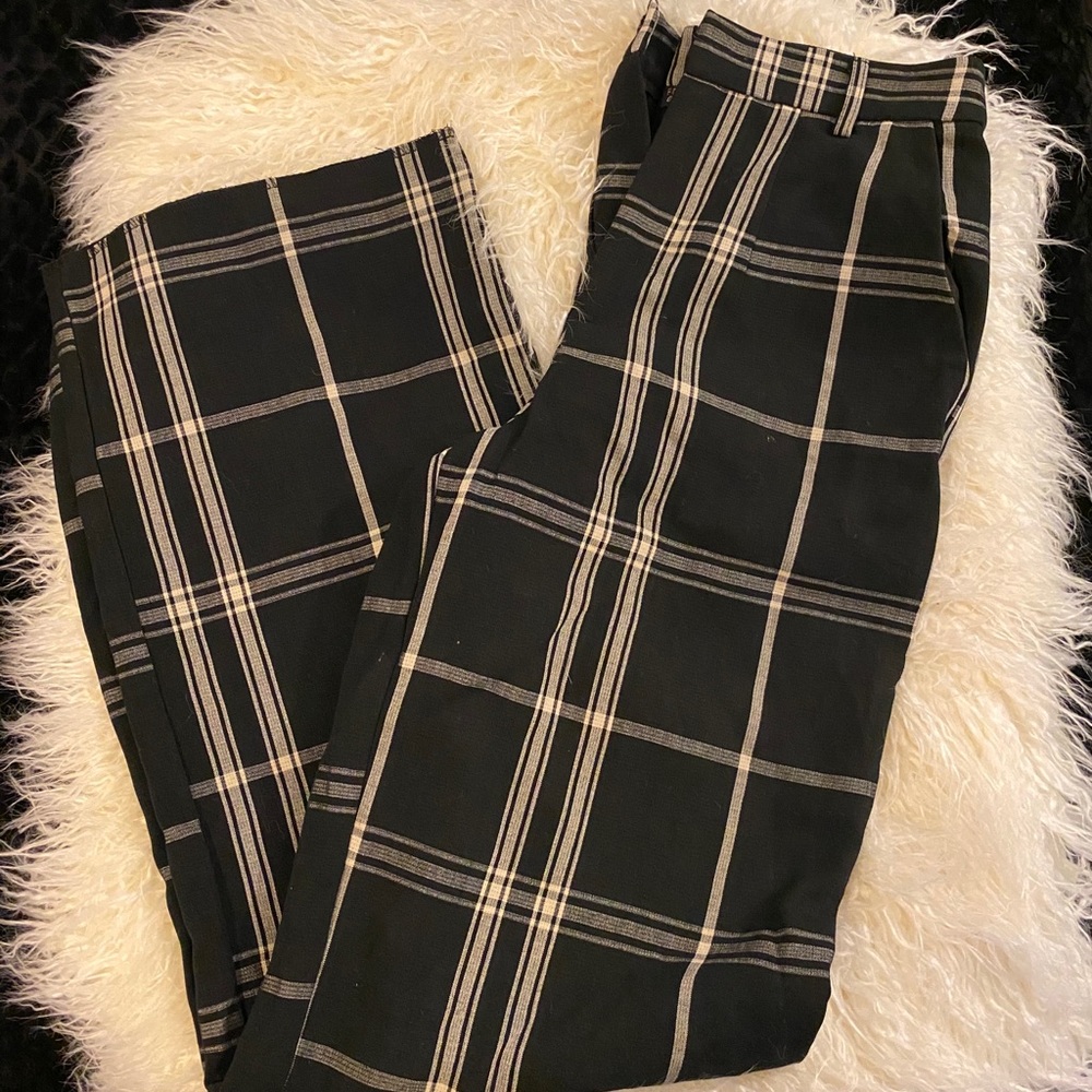 Forever 21 Black and White Stripe Pants